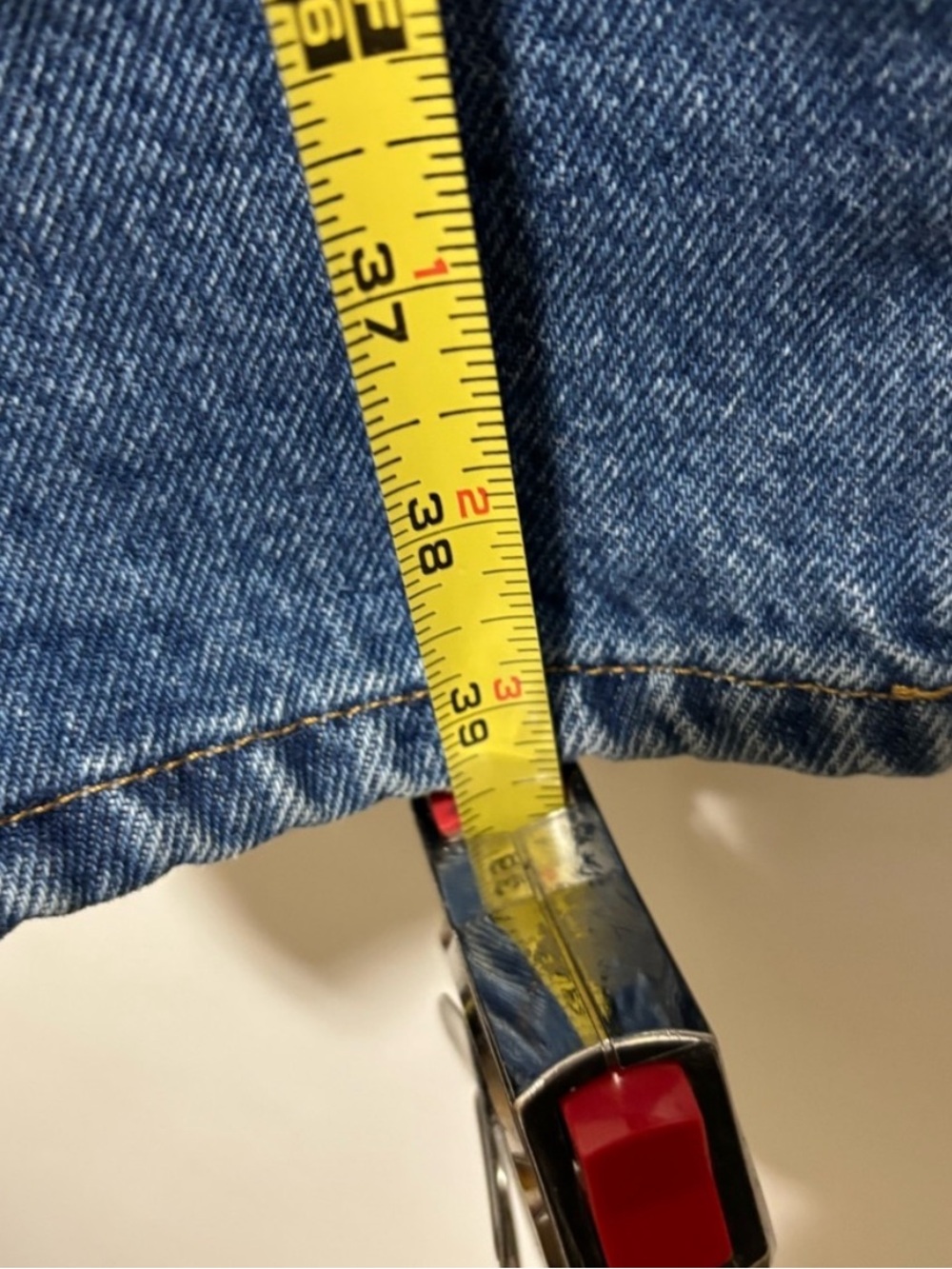 L.L.Bean Women’s Size 12 Flannel Lined Relaxed Jeans Partial Elastic Waist - Picture 8 of 8